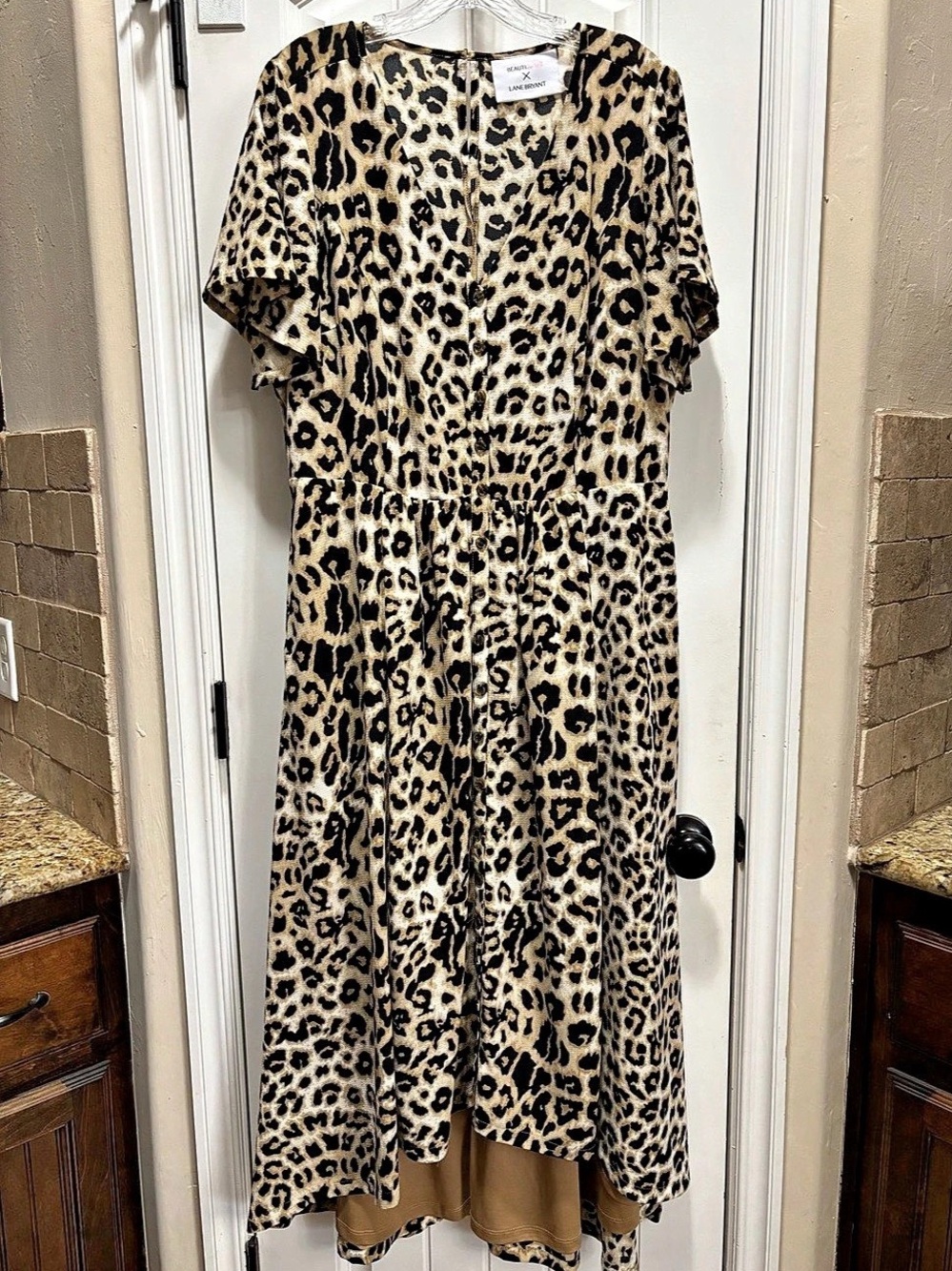 Lane Bryant Beauticurve x Lane Bryant Leopard Print Maxi Dress Beauticurve Size